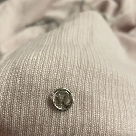 Lululemon Cabin Yogi Wrap Heathered White / Neutral Blush size 8 - Picture 5 of 11